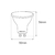 Lámpara Akai Led Dicro Gu10 5w Smart Wifi App Smartlife - Eléctrica Leloir