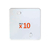 Tapa Para Caja Ciega Cuadrada Kalop 10cm Blanco | Pack x 10