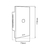 Tecla Llave Smart Táctil Akai 2 Canales | Blanco - comprar online