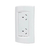 Llave De Luz Armada Sica Life Toma Doble IRAM | Blanco - Eléctrica Leloir