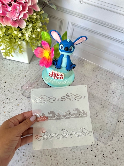 ST29 STENCIL ONDAS 005.50 - comprar online