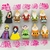 C583 KIT BRANCA DE NEVE E OS 7 ANÕES COMPLETO TAMANHO 8CM Cd PERSONAGEM 00203