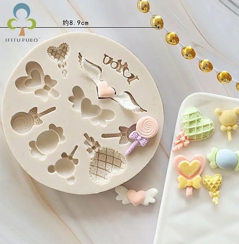 MS829 MOLDE DE SILICONE APLIQUE MINI DOCINHOS 0013