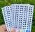 OLHINHOS ADESIVOS MICRO BD410 48 PARES TAMANHO MICRO 4.8x4mm