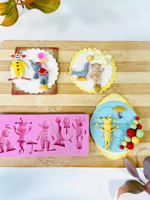 MOLDE DE SILICONE CIRCO