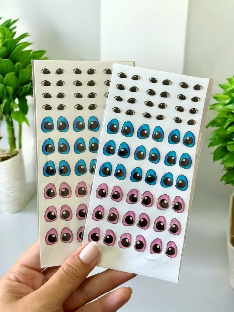 OLHINHOS RESINADOS ADESIVOS KIT LILO & STITCH Bd429 30 Pares TamP NÃO COMESTÍVEL - comprar online