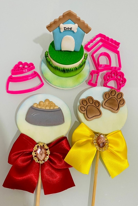 C320 KIT CASINHA DE CACHORRO COM RAÇÃO 5,5CM
