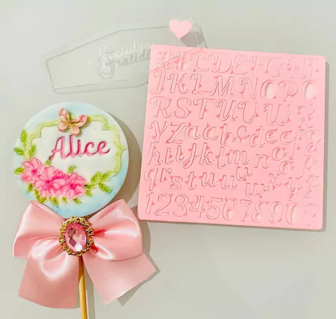 A08 MINI ALFABETO GRATIDÃO 1CM