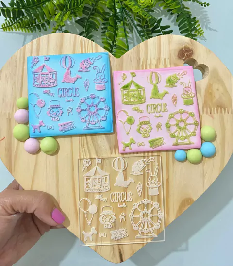 TX42 TEXTURA CIRCO PERSONAGENS 8X8CM 0013