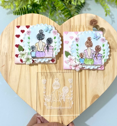 TQ57 MARCADOR MÃE NO BALANÇO 8X8CM