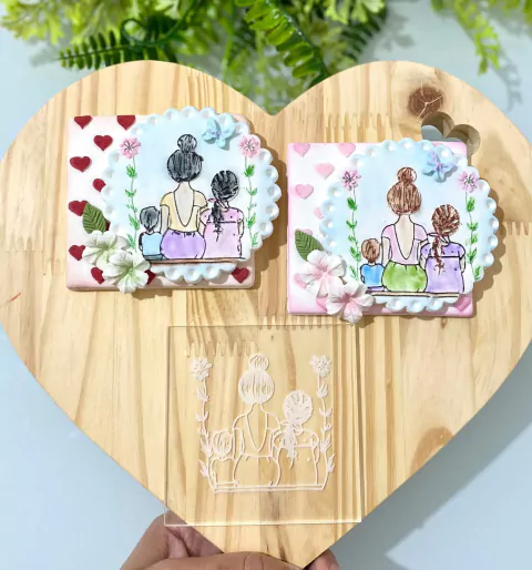 TQ57 MARCADOR MÃE NO BALANÇO 8X8CM 0010