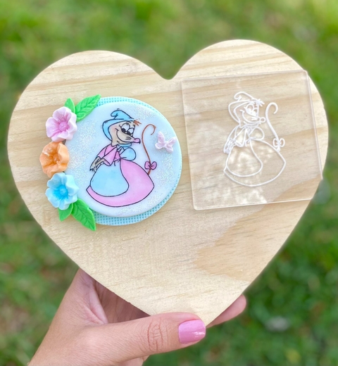 TQ69 RATINHA 1 DA CINDERELLA 8X8CM 0012