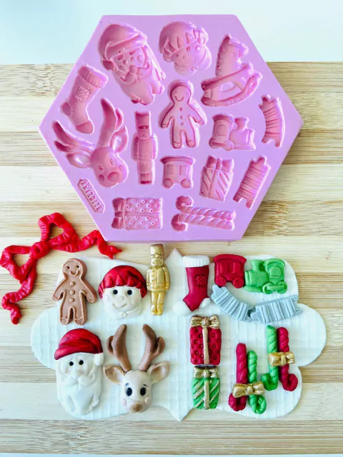 MS93 MOLDE NATALINO VÁRIOS ÍTENS 4CM 0019