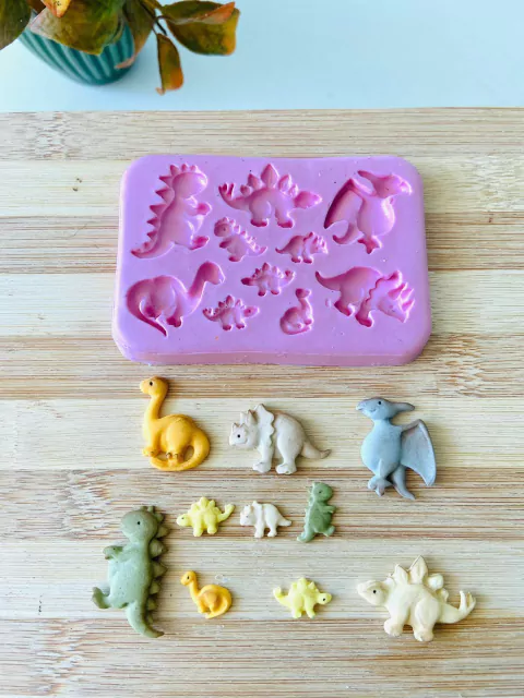 MS142 MOLDE MINI DINOSSAUROS 2CM 0010