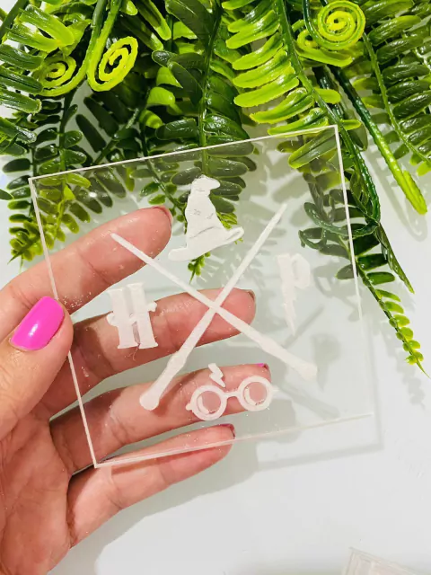 TQ104 MARCADOR VARINHA HARRY POTTER 8X8CM