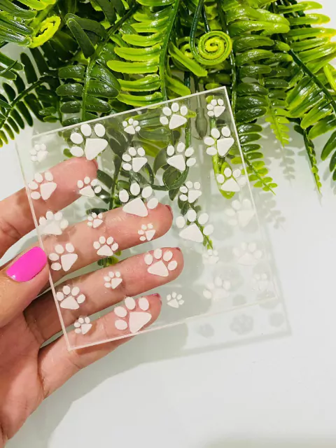 TX39 TEXTURA PATINHAS DE CACHORRO 8X8CM