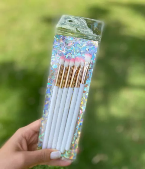 PC01 KIT PINCEL BRANCO COM 5 PINCÉIS