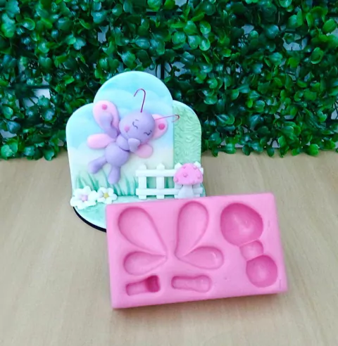 MS745 BORBOLETINHA DA GALINHA PINTADINHA 0018