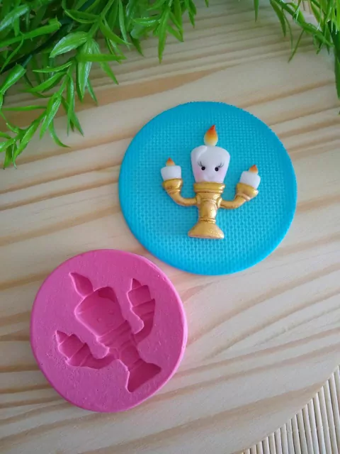 MS598 CASTIÇAL VELA DA BELA E A FERA 0013