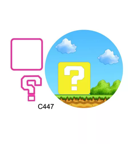 C447 CAIXA INTERROGAÇÃO SUPER MÁRIO 20g