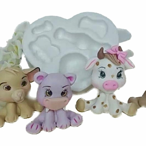 MS861 MOLDE DE SILICONE CORPO UNIVERSAL ANIMAIS 0025