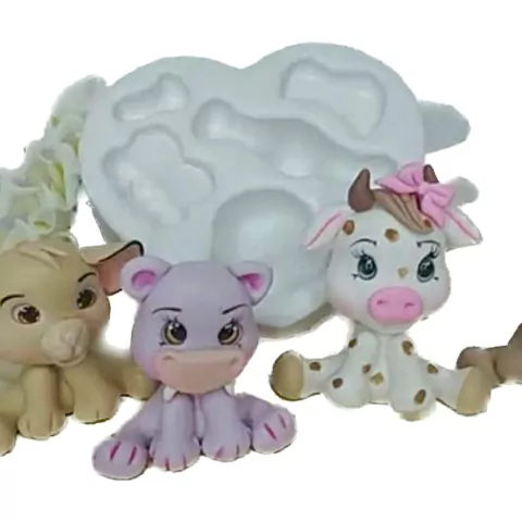 MS861 MOLDE DE SILICONE CORPO UNIVERSAL ANIMAIS 0025