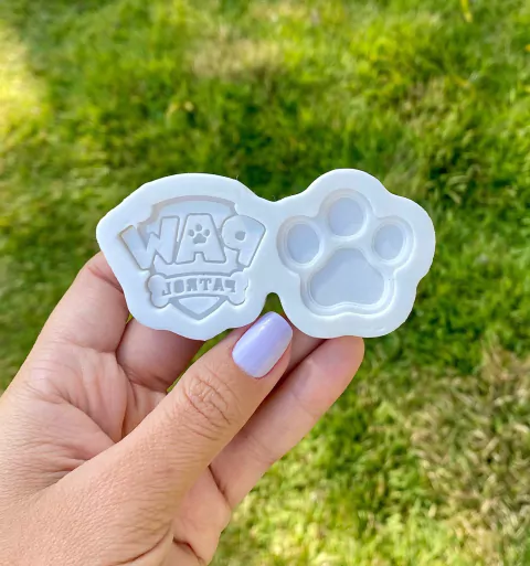 MS901 SÍMBOLO DA PATRULHA CANINA E PATINHA DE CACHORRO