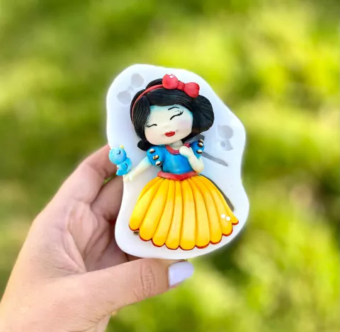 MS908 MOLDE DE SILICONE BRANCA DE NEVE 0025