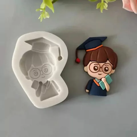 MS990 MOLDE DE SILICONE MENINO FORMATURA ESCOLAR 0013