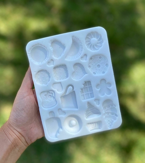 MS979 MOLDE DE SILICONE DOCINHOS CONFEITARIA