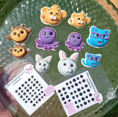 OLHINHOS COMESTÍVEIS BOLOFOFO 7MM no