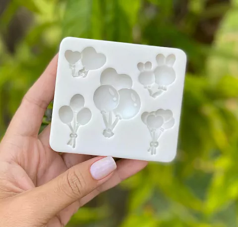 MS1042 MOLDE DE SILICONE BALÕES E BEXIGAS