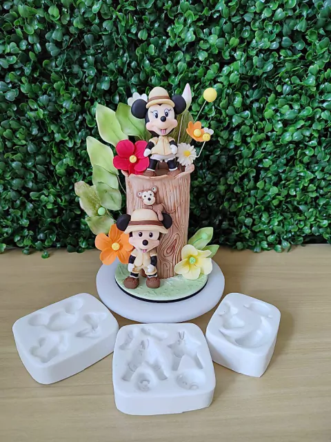 MS864 KIT MOLDE DE SILICONE MICKEY SAFÁRI 0056