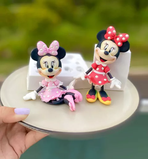 MS1063 MOLDE DE SILICONE MINNIE 3D 0045