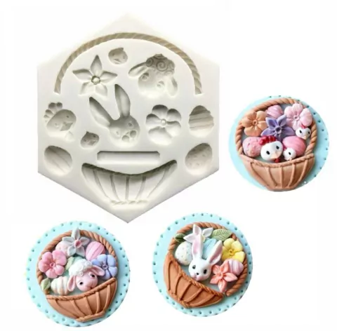 MS284 PÁSCOA COELHO E CESTA