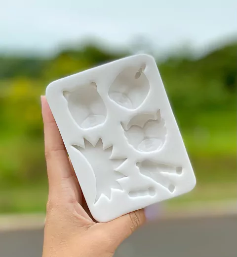 MS1105 MOLDE DE SILICONE PJ MASKS HERÓIS DE PIJAMA 0046