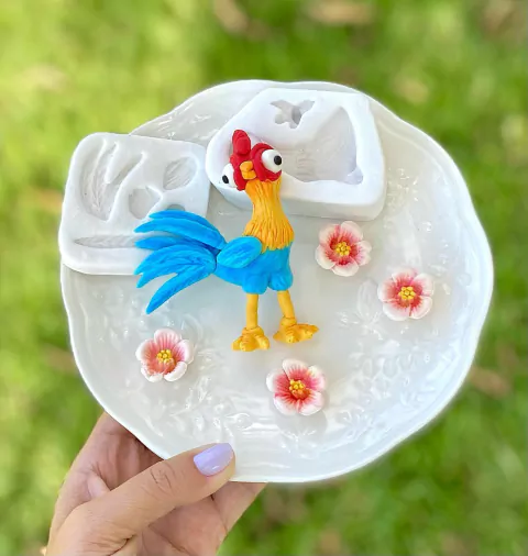 MS1133 MOLDE DE SILICONE GALO DA MOANA