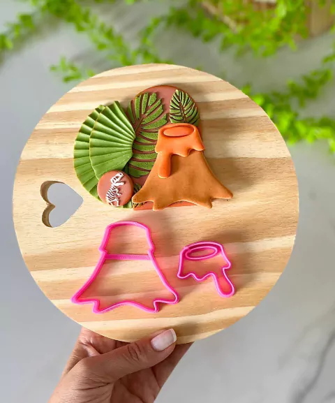 C494 VULCÃO DINOSSAURO 6CM