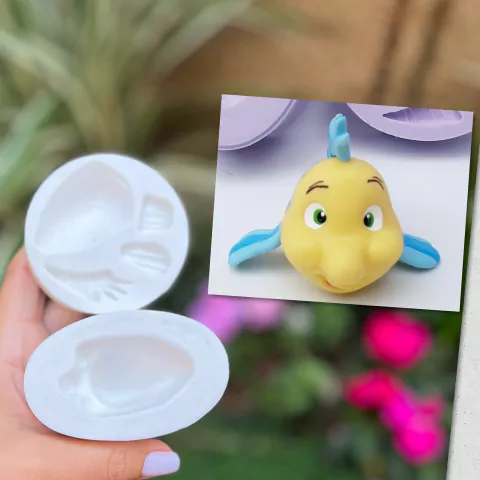 MS1209 LINGUADO PEQUENA SEREIA FUNDO DO MAR 6CM 0025