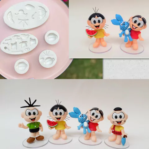 MS1216 PERSONAGENS TURMA DA MÔNICA 7,5CM CADA