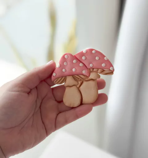 C541 COGUMELO DUPLO JARDIM FADAS 7CM 0016