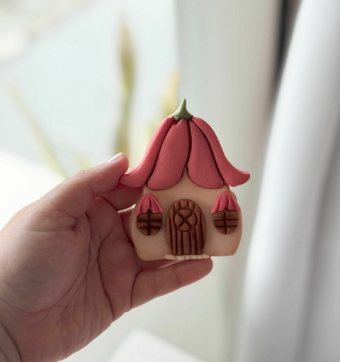C543 CASA DE COGUMELO JARDIM FADAS 7,5CM
