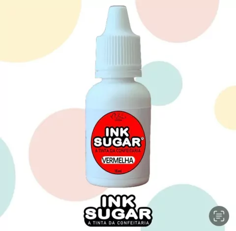 TINTA VERMELHA COMESTÍVEL 15ml