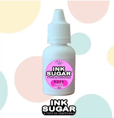 TINTA ROSA COMESTÍVEL 15ml