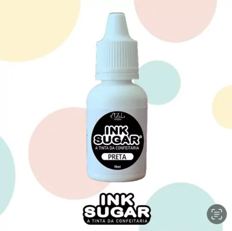 TINTA PRETA COMESTÍVEL 15ml