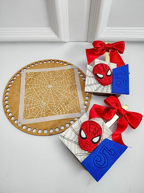 ST22 STENCIL TEIA DE ARANHA DO HOMEM ARANHA 005.50 - comprar online
