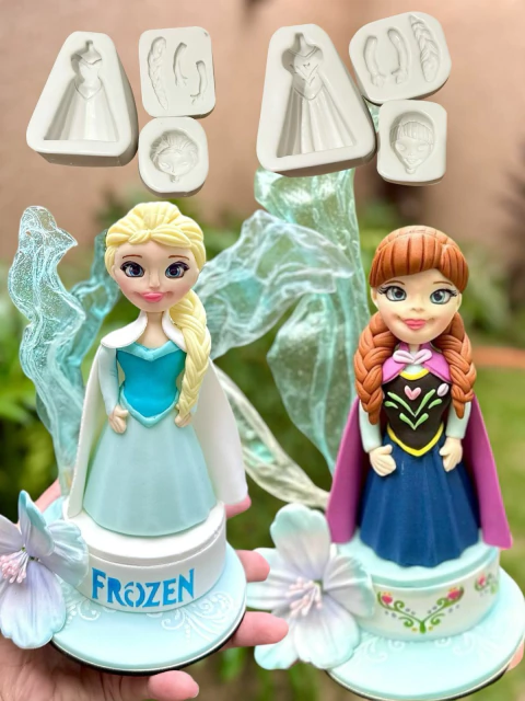 MS1293 KIT FROZEN ELSA E ANA 13,5cm 00140