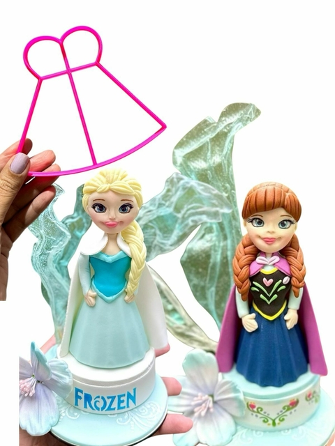 C616 CAPA VESTIDO FROZEN 10,5cm 0017