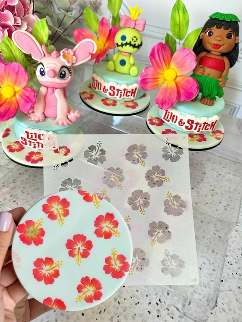 ST26 STENCIL HIBISCO 005.50 - comprar online