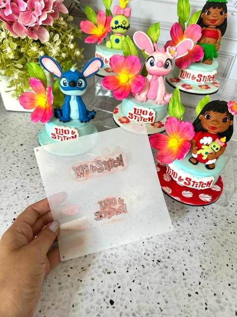 ST28 STENCIL NOME LILO STITCH 005.50 - comprar online